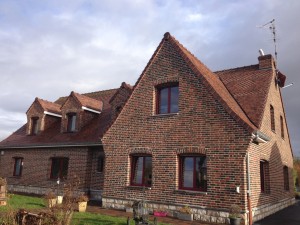 maison en briques surcuites